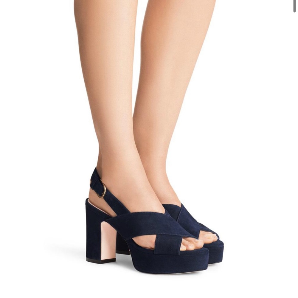 STUART WEITZMAN JERRY BLOCK SANDALS - BRAND NEW